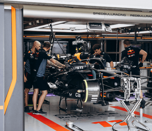F1 paddock